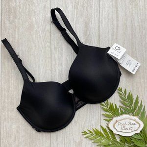 30G Chantelle Lace Comfort Flex T-Shirt Underwire Bra NWT Nude Beige NEW 30DDDD